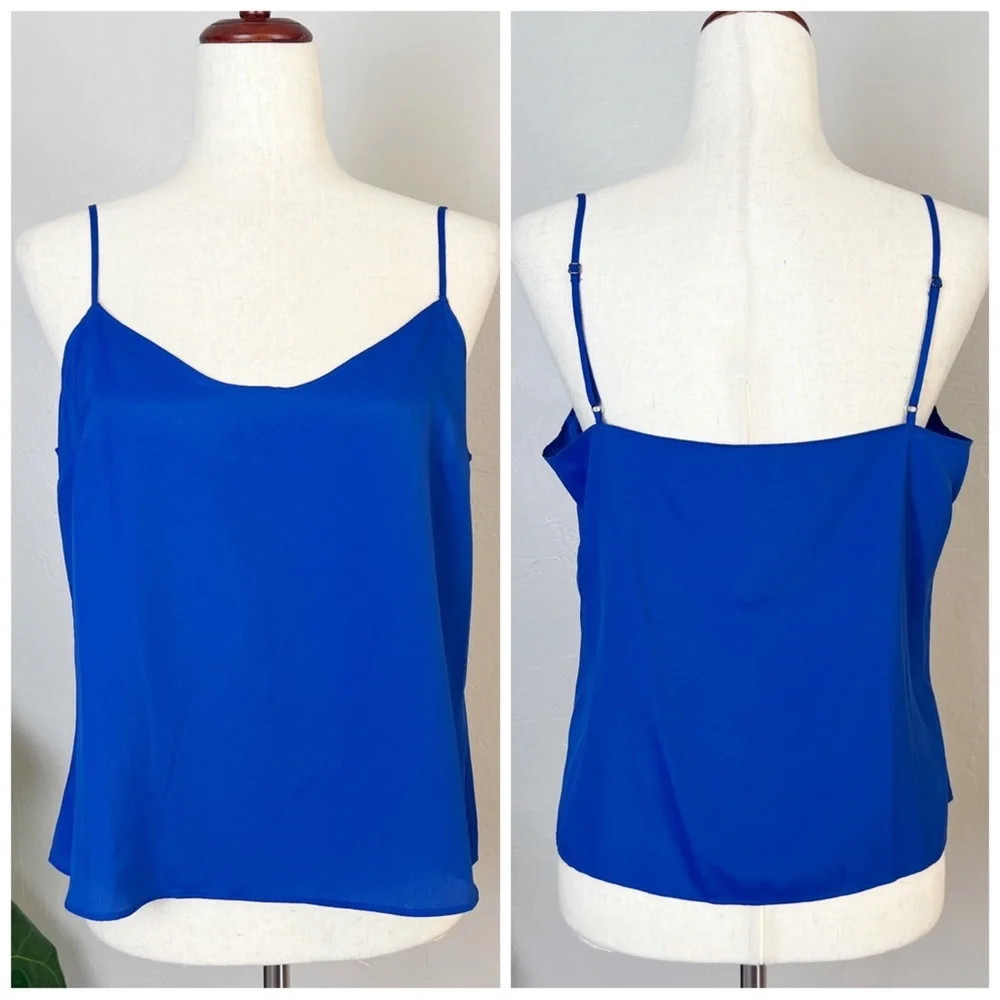 •J.CREW• Regal Blue Scalloped Lace Long Sleeve‎ Mockneck Top Blouse Size 6